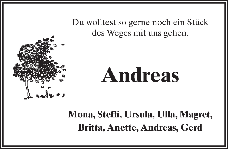  Traueranzeige für Andreas Plogstert vom 03.06.2017 aus Lippische Landes-Zeitung