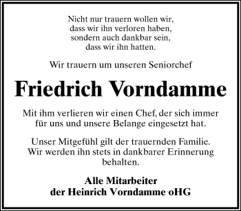 Anzeige  Harry Kledtke  Lippische Landes-Zeitung