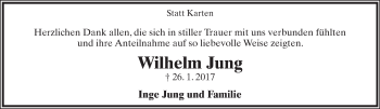 Anzeige  Wilhelm Jung  Lippische Landes-Zeitung