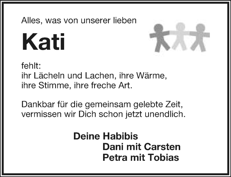  Traueranzeige für Katrin Winter vom 07.12.2019 aus Lippische Landes-Zeitung
