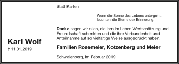 Anzeige  Karl Wolf  Lippische Landes-Zeitung