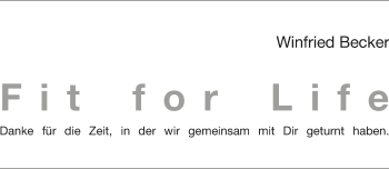 Anzeige  Winfried Becker  Lippische Landes-Zeitung