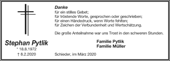 Anzeige  Stephan Pytlik  Lippische Landes-Zeitung