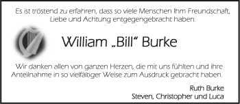 Anzeige  William Burke  Lippische Landes-Zeitung