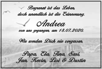 Anzeige  Andrea Kaiser-Kretschmar  Lippische Landes-Zeitung