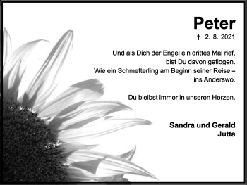 Anzeige  Peter Dietzsch  Lippische Landes-Zeitung