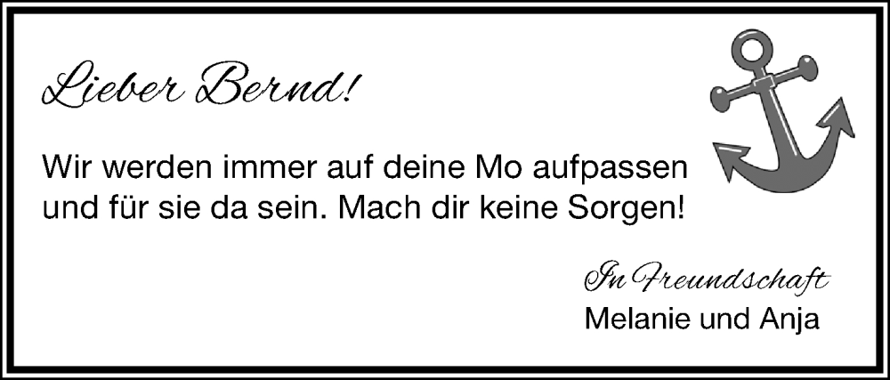  Traueranzeige für Bernd Flake vom 04.11.2023 aus Lippische Landes-Zeitung