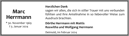 Anzeige  Marc Herrmann  Lippische Landes-Zeitung