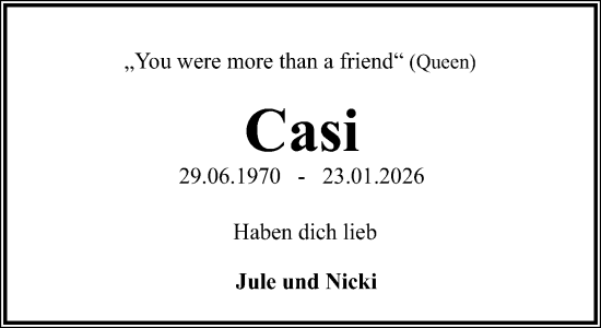 Anzeige  Carsten Spieker   Lippische Landes-Zeitung